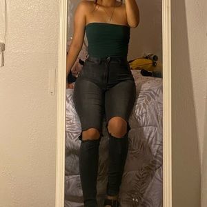 Faded Wash black jeans